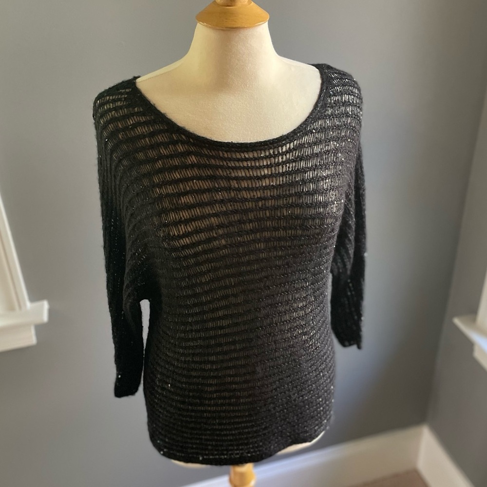 Ann Taylor Back Sequin Sweater